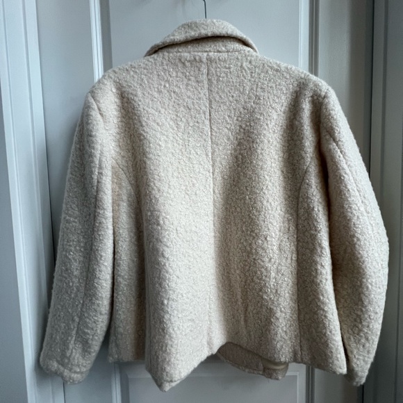 NWT Cupio Cream Boucle Textured Outerwear, size XL - Picture 3 of 7